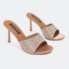 HXQ469 Thin heel slippers...