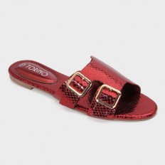 FX2996 Flat slippers with a...