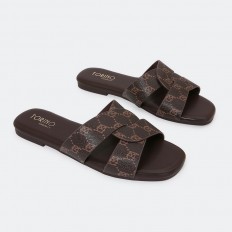 OX3030  نعال مسطح أنيق ذو...