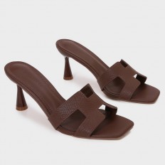 QXQ1943 Trendy Heeled Slippers