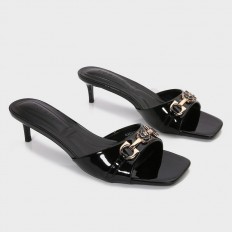 QXQ2159 Shiny Short Heel...