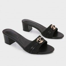 QXQ2166 Wide Heel slippers...