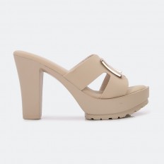 WOMENS SLIPPER WITH HEEL...