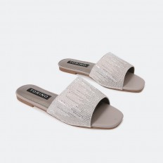 ZX2443 نعال مسطح شيك مزين...