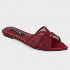 ZX2888 Flat slippers with a...