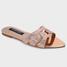 ZX3163 Shiny Flat slippers