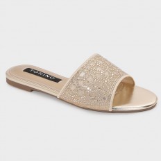 ZX3175 نعال مسطح أنيق وبراق