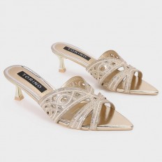 ZXQ1911 shiny heeled...