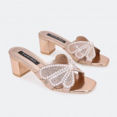 ZXQ1976 نعال كعب فخم ذو...