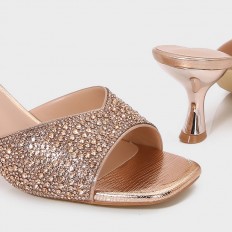 BXQ2126 Heeled slippers...