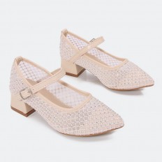GSM787 حذاء كعب بناتي ذو...