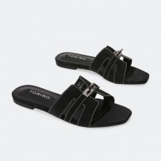 HX211 Elegant flat slippers...