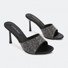 HXQ469 Thin heel slippers...