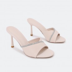 HXQ497 Thin heel slippers...
