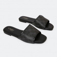 OX3028 Open-toe flat slippers