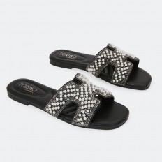 OX3068 Modern flat slippers...