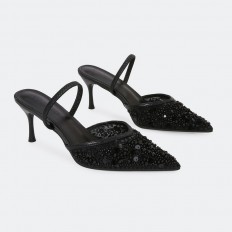 QSQB85 Sequined High Heel...