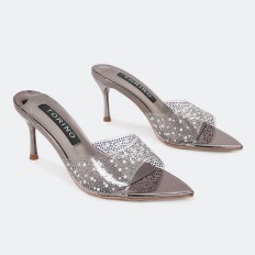 QXQ1608 Heel slippers with...