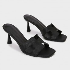 QXQ1943 Trendy Heeled Slippers