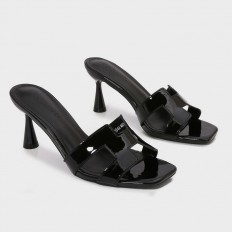 QXQ1944 Trendy shiny heeled...
