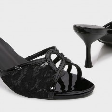 QXQ2360 Lace material heel...