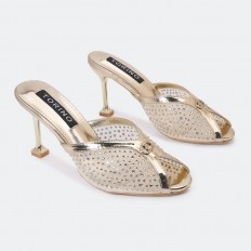 WXQ2081 Glitter Tulle Heel...