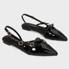 ZS49 Shiny flat sandals...