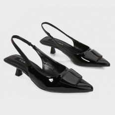 ZSQB76 short heel slingback...