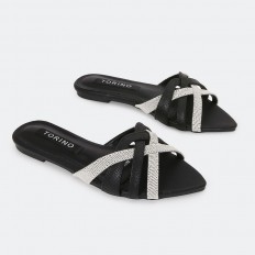 ZX2897 Flat slippers with a...