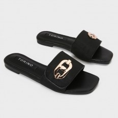 ZX2912 Flat slippers with a...