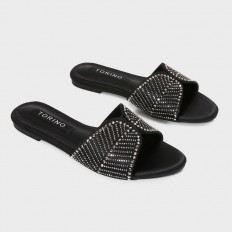 ZX2928 نعال مسطح أنيق وبراق