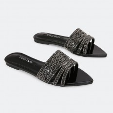 ZX2932 Flat slippers with a...