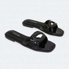 ZX2983 Shiny Flat slippers