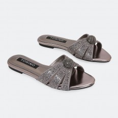 ZX2987 Flat slippers with a...