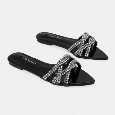 ZX2988 Shiny Flat slippers