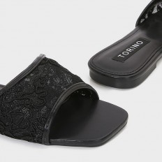 ZX3148 Flat slippers with...