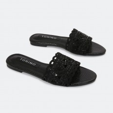 XZ3247 Shiny Flat slippers
