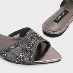 ZX3257 نعال مسطح فخم