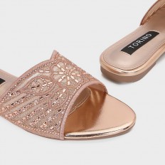 ZX3259 Flat slippers with a...