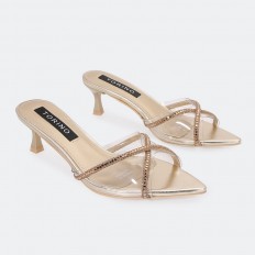 ZXQ2020 Heeled slipper with...