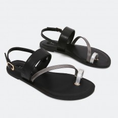 ZXS3 Round Toe Flat Sandals