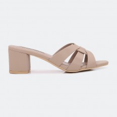 casual slipper with heel