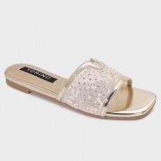 ZX3173 Flat slippers with a...