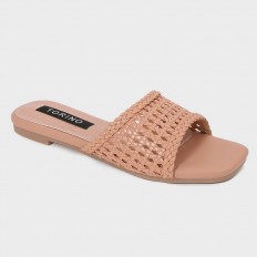 ZX2943 Flat slippers with a...