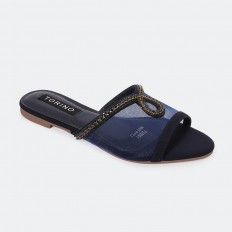FX3001 Flat slippers with a...