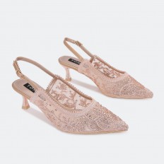 ZSQB101 Luxury tulle sandal...