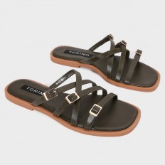 ZX2974 flat slippers with a...