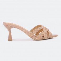 ZXQ1701 Snakeskin round-toe...
