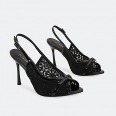 HSQ362 Lace Material Heel...