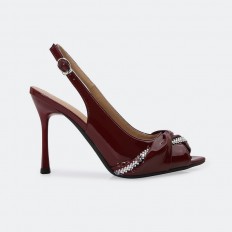 HSQ377 Shiny Heeled Sandal...